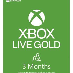Xbox Live 3 Month Gold Membership | Xbox One/360 | Free Games