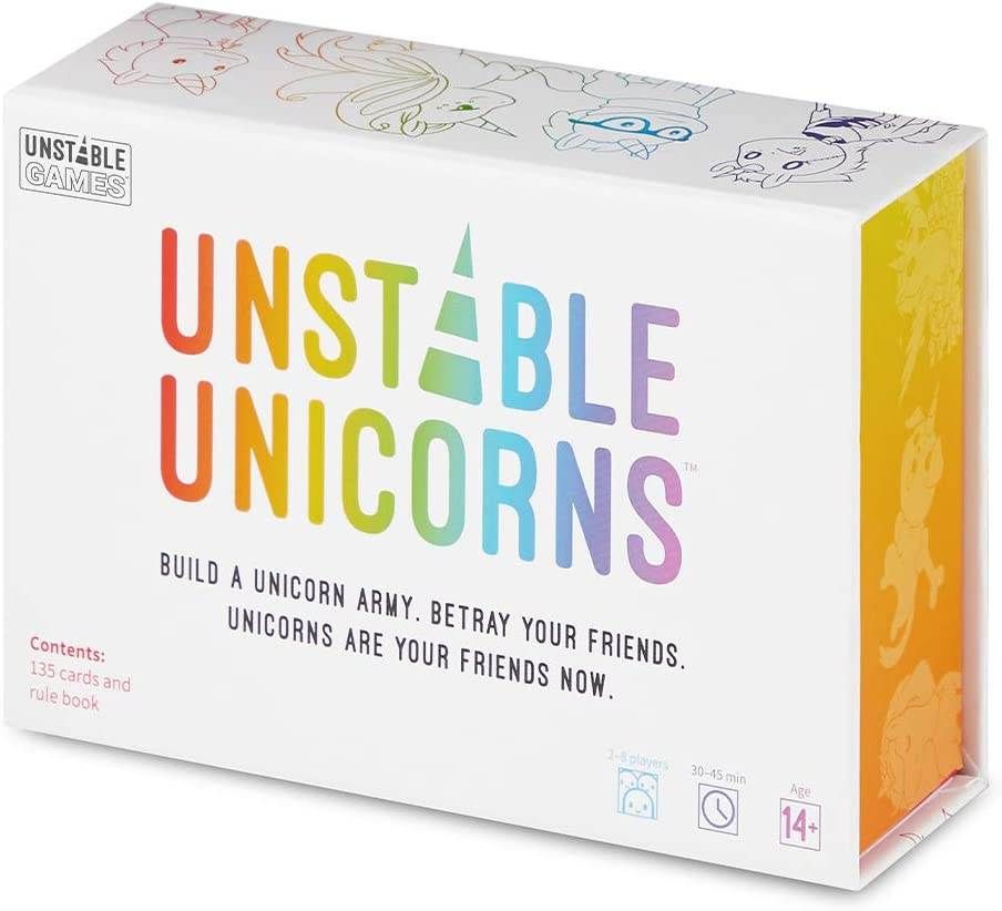 Unstable Unicorns Card Game - A Strategic Card Game and Party Game for Adults & Teens - Age 14+