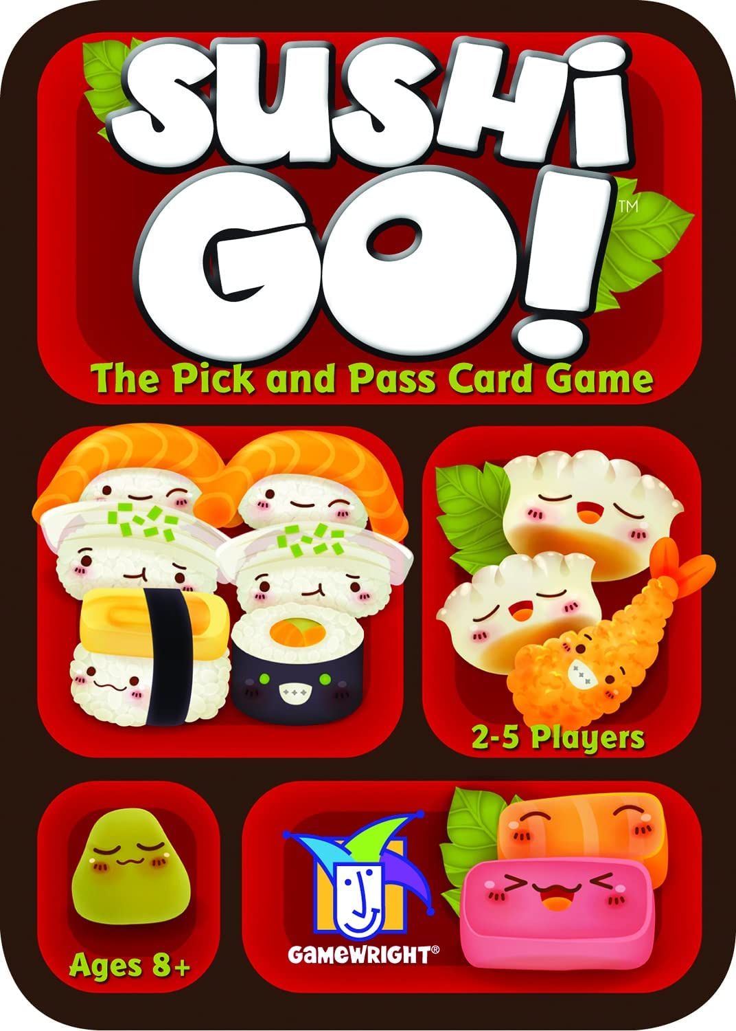 Sushi Go! Foodie Can Not Lose Card Game | 2-5 Player Funny Puzzle Game | Family Board Game | Parent-child Party Strategy Toys for Boys Girls