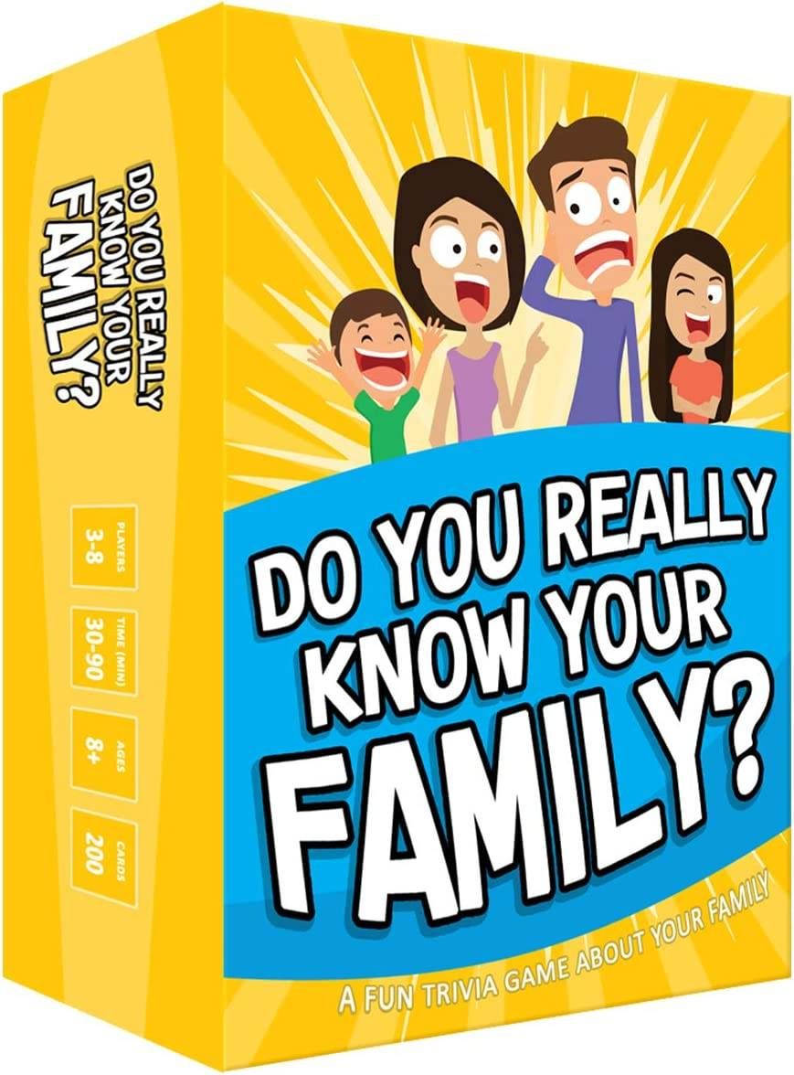 DO YOU REALLY KNOW YOUR FAMILY? A Fun Family Game Filled with Conversation Starters and Challenges - Great for Kids, Teens and Adults