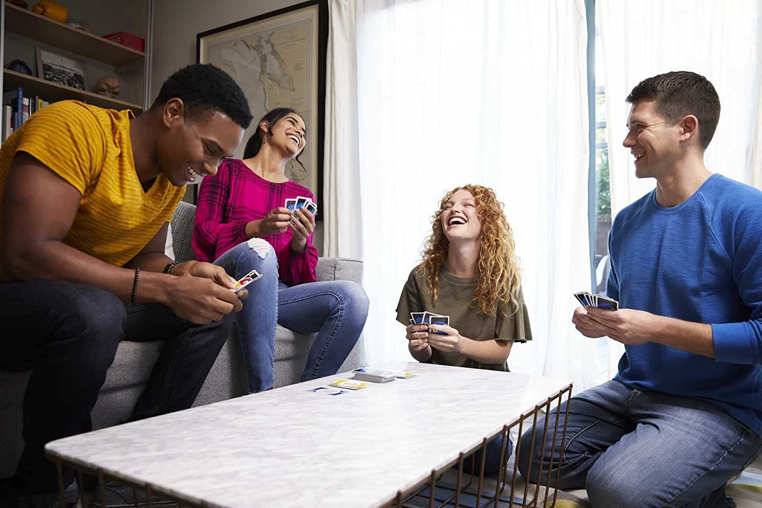 DOS by UNO Card Game, Party, Multiplayer, Great Gifts for Kids and Adults, Family Game for Camping and Travel