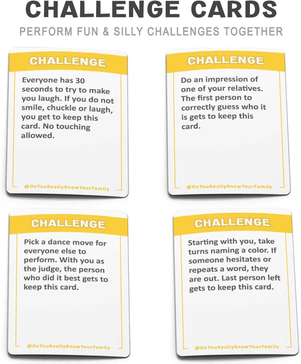 DO YOU REALLY KNOW YOUR FAMILY? A Fun Family Game Filled with Conversation Starters and Challenges - Great for Kids, Teens and Adults