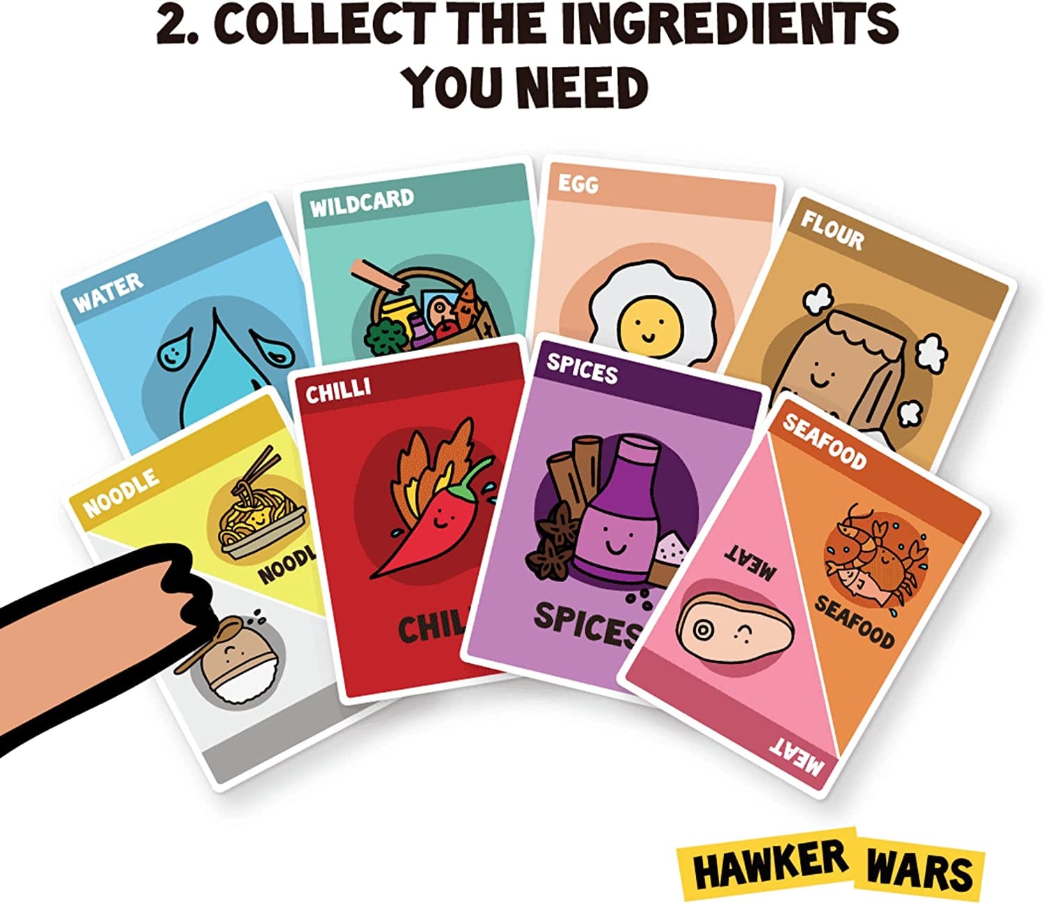 Hawker Wars Card Game - Singaporean Multi-player Card Game