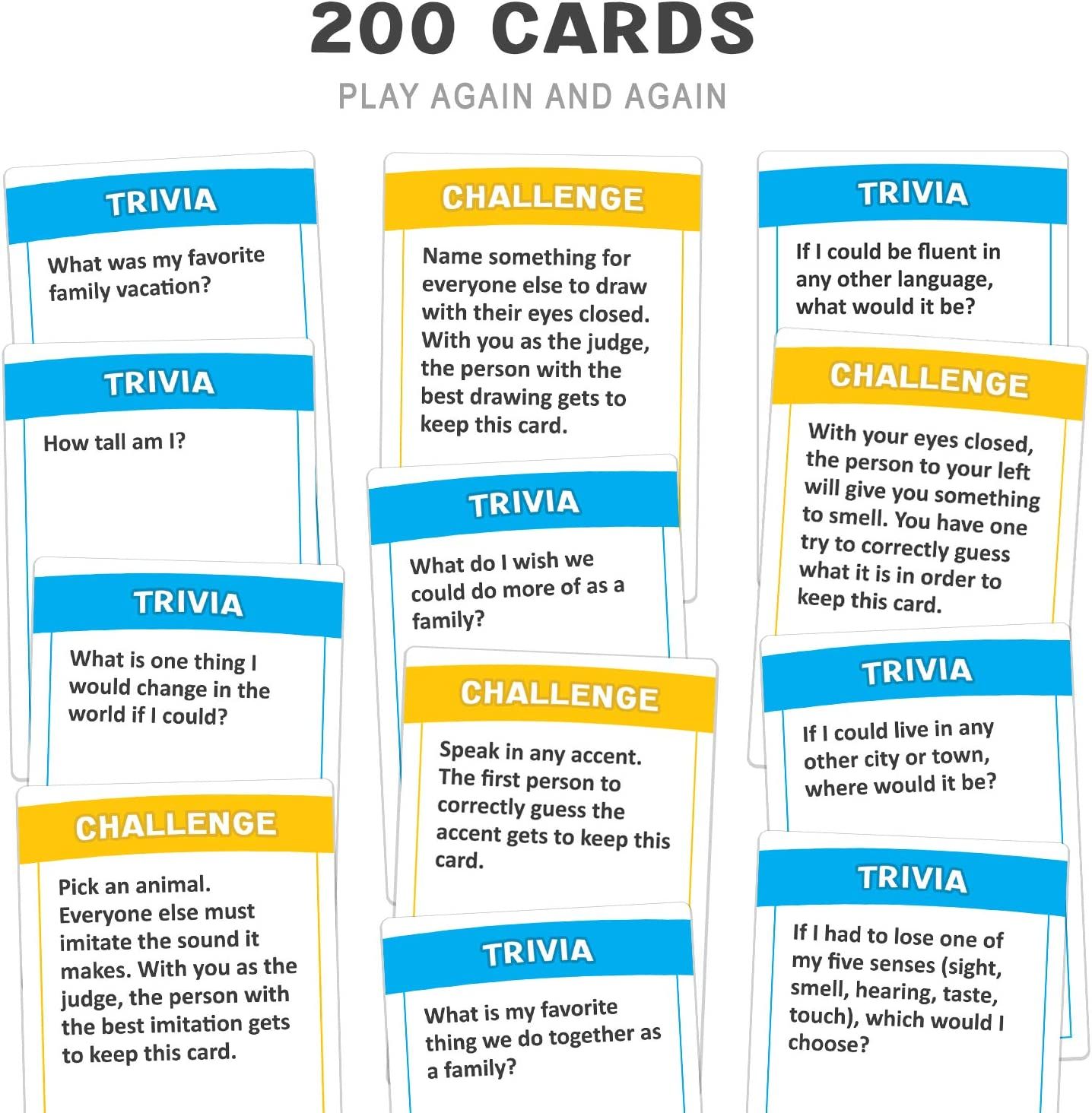 DO YOU REALLY KNOW YOUR FAMILY? A Fun Family Game Filled with Conversation Starters and Challenges - Great for Kids, Teens and Adults