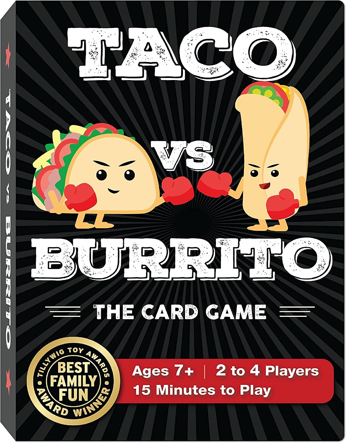 Taco vs Burrito - The Strategic Family Friendly Card Game Created by a 7 Year Old - Perfect for Boys, Girls, Kids, Families & Adults