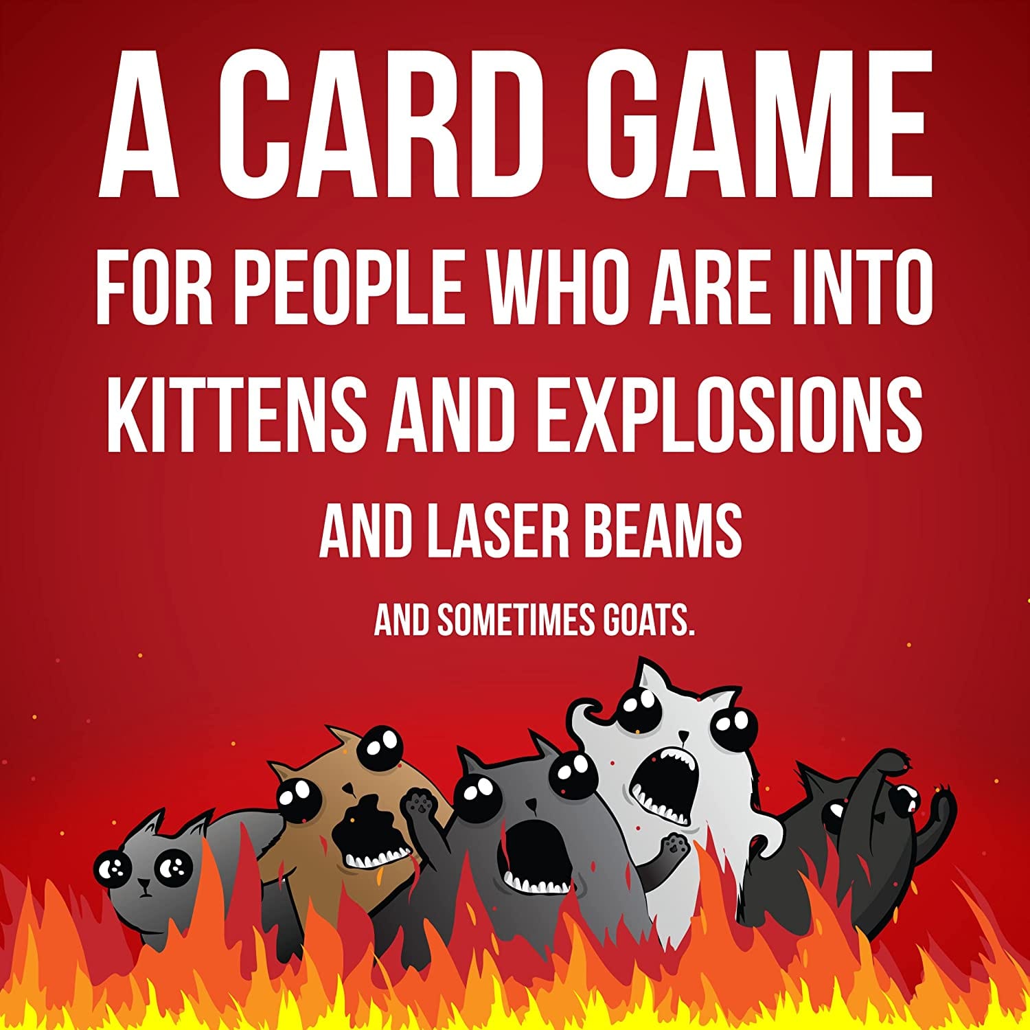 Exploding Kittens Original Edition - Card Games for Adults Teens & Kids - Fun Family Games - A Russian Roulette - 15 Min, Ages 7+, 2-5 Players