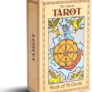 Original Tarot Cards Deck with Guide Book for Beginners, Alternative to Rider Waite Tarot Deck, Includes Colorful Guidebook, Traditional Tarot Cards 78 Deck