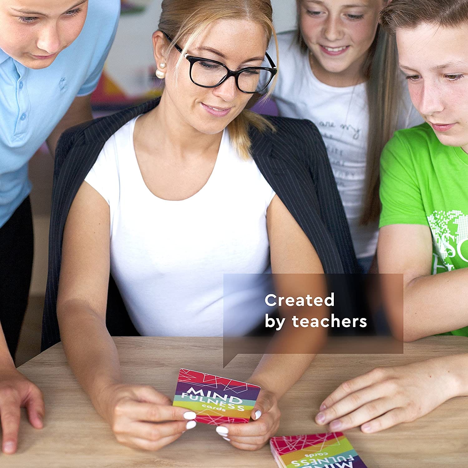 Mindfulness Therapy Games: Social Skills Game That Teaches Mindfulness for Kids, Teens and Adults Effective for Self Care, Communication Skills 40 Cards for Play Therapy