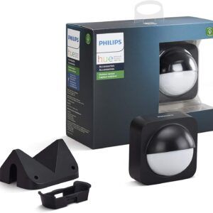 Philips Hue Dusk-to-Dawn Outdoor Motion Sensor, Wireless and Easy to Install, Works with Philips Hue Lights, Hue Bridge Required