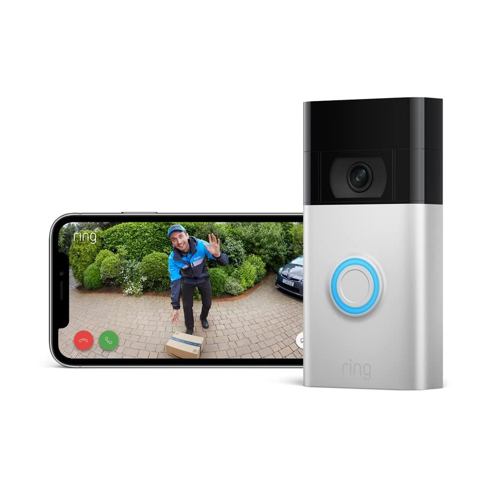 Ring HD Video Doorbell (2nd Gen) | Wireless Security Camera, battery-powered, Wifi, easy installation - Works with Alexa