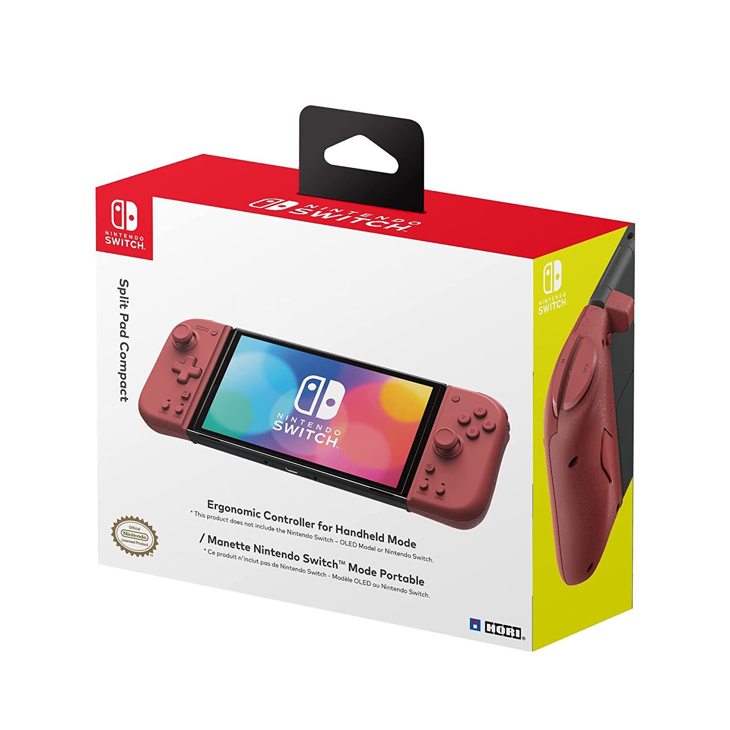 HORI Nintendo Switch Split Pad Compact - Ergonomic Controller for Handheld Mode - Officially Licensed by Nintendo