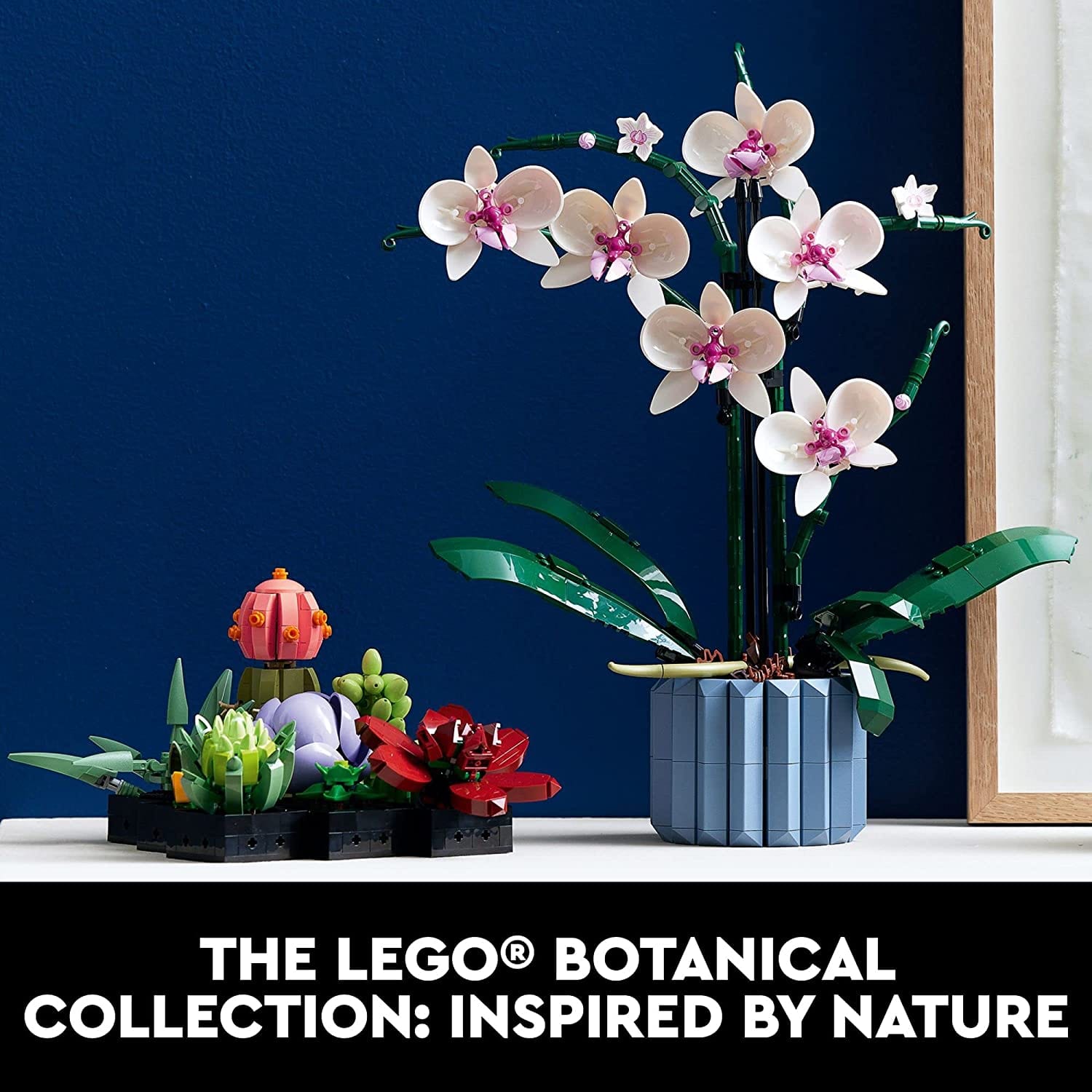 LEGO Icons Orchid 10311 Artificial Plant Building Set with Flowers, Home Décor Accessory for Adults, Botanical Collection, Idea, for Her and Him