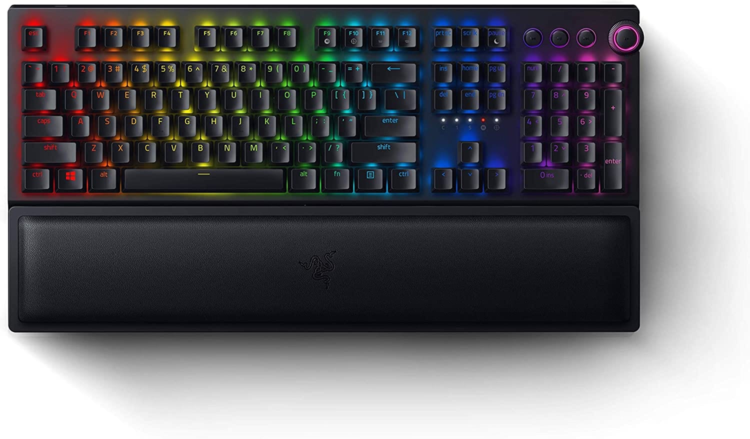 Razer BlackWidow V3 Pro Mechanical Wireless Gaming Keyboard: Yellow Mechanical Switches - Linear & Silent - Chroma RGB Lighting - Doubleshot ABS Keycaps - Transparent Switch Housing - Bluetooth/2.4GHz