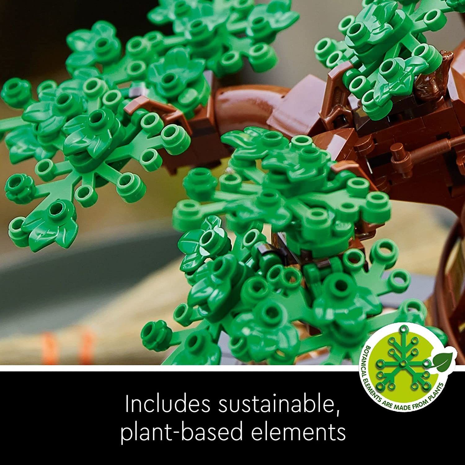 LEGO Icons Bonsai Tree 10281 Building Set for Adults, Plants Home Décor, DIY Projects, Creative Activity Birthday for him or her, Botanical Collection