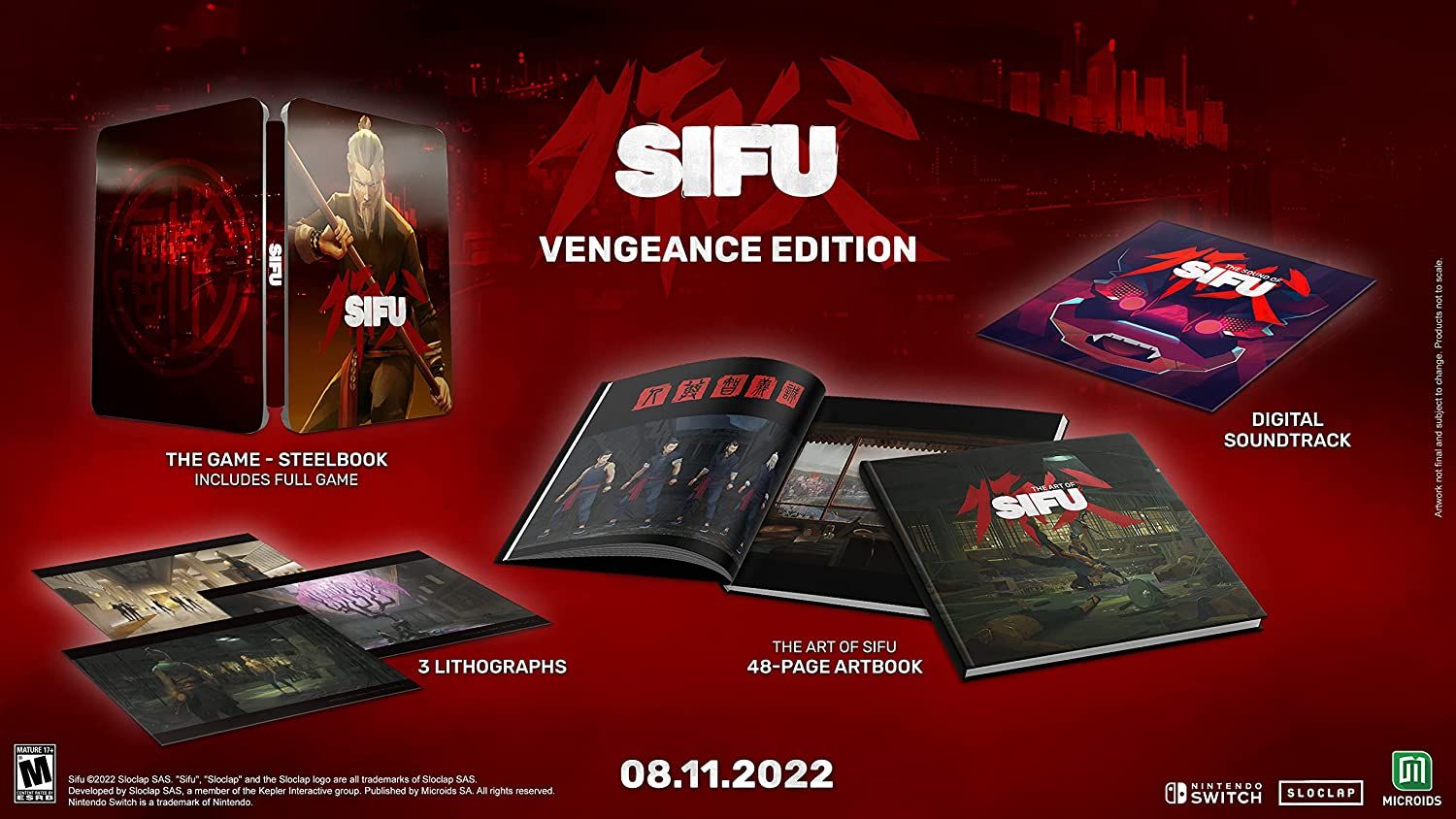 Sifu: Vengeance Special Edition with Steel book and Artwork