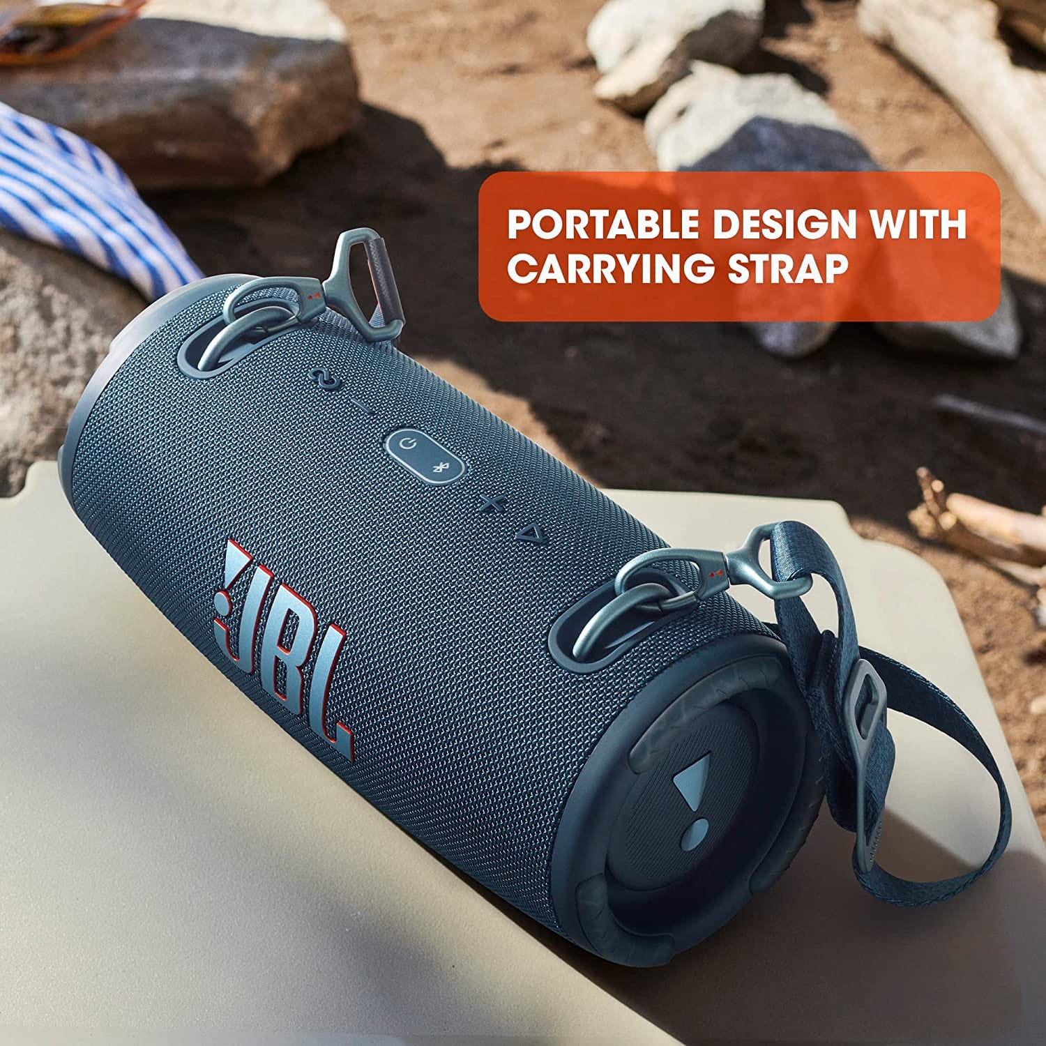 JBL Xtreme 3 - Portable Bluetooth Speaker, IP67 Waterproof, 15 Hours Playtime,Powerbank,PartyBoost Multi-speaker Pairing