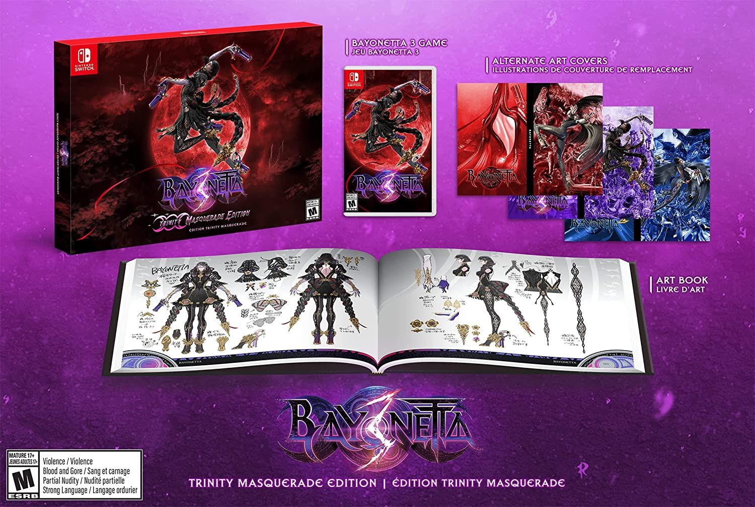 Bayonetta 3 Trinity Masquerade Edition - Collector's Edition - Nintendo Switch