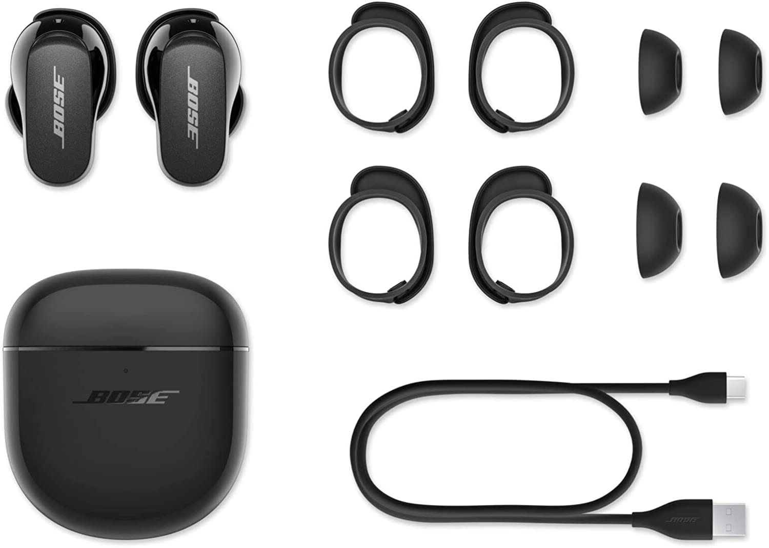 Bose QuietComfort Earbuds II, Wireless, Bluetooth, World's Best Noise Cancelling In-Ear Headphones