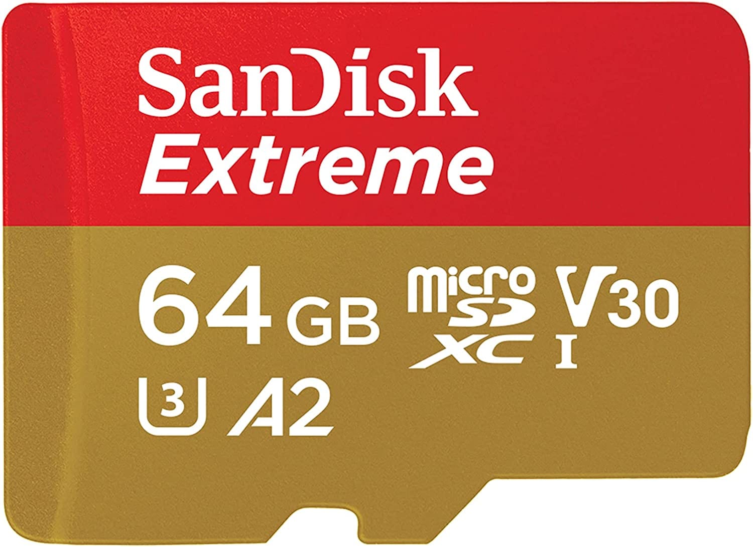 SanDisk Extreme microSDXC UHS-I Memory Card - Up to 190MB/s, C10, U3, V30, 4K, 5K, A2, Micro SD Card - SDSQXAV-GN6MA