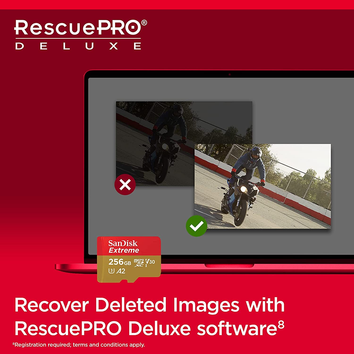 SanDisk Extreme microSDXC UHS-I Memory Card - Up to 190MB/s, C10, U3, V30, 4K, 5K, A2, Micro SD Card - SDSQXAV-GN6MA