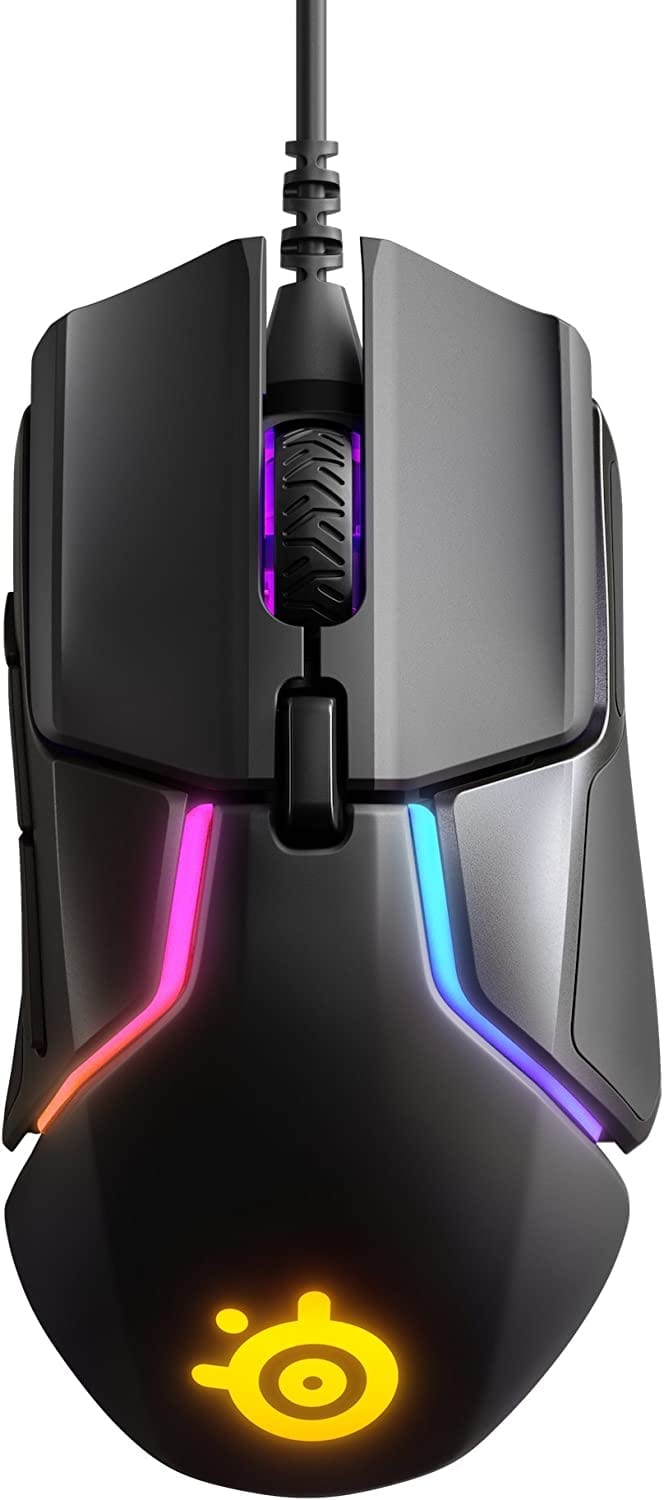 SteelSeries Rival 600 Gaming Mouse - 12,000 CPI TrueMove3Plus Dual Optical Sensor - 0.5 Lift-off Distance - Weight System - RGB Lighting,black
