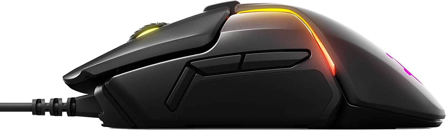 SteelSeries Rival 600 Gaming Mouse - 12,000 CPI TrueMove3Plus Dual Optical Sensor - 0.5 Lift-off Distance - Weight System - RGB Lighting,black