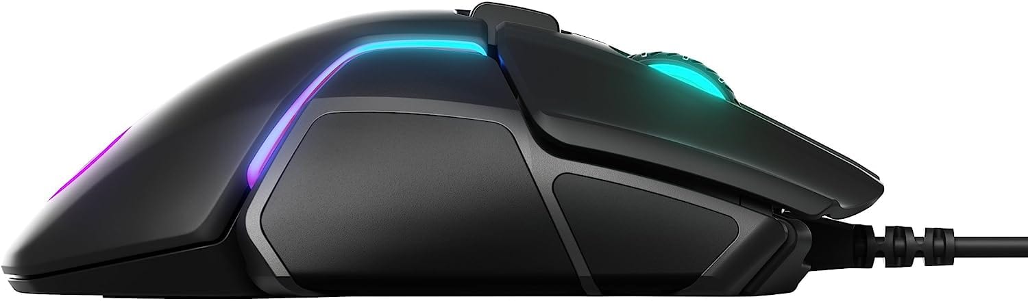 SteelSeries Rival 600 Gaming Mouse - 12,000 CPI TrueMove3Plus Dual Optical Sensor - 0.5 Lift-off Distance - Weight System - RGB Lighting,black
