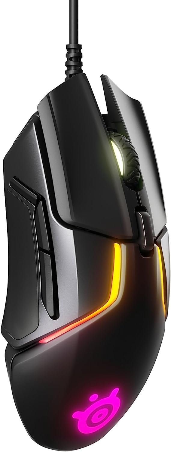 SteelSeries Rival 600 Gaming Mouse - 12,000 CPI TrueMove3Plus Dual Optical Sensor - 0.5 Lift-off Distance - Weight System - RGB Lighting,black