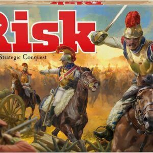 Hasbro Gaming Risk Game, Strategy Board Game; Updated Figures Improved Mission Cards; War Crates; for Children Aged 10 and Up, 2-5 Players