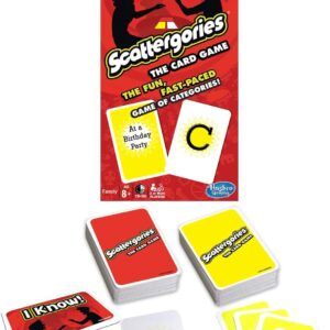 Scattergories Multiplayer Fun Card Game - Creative & Challenging Party Game