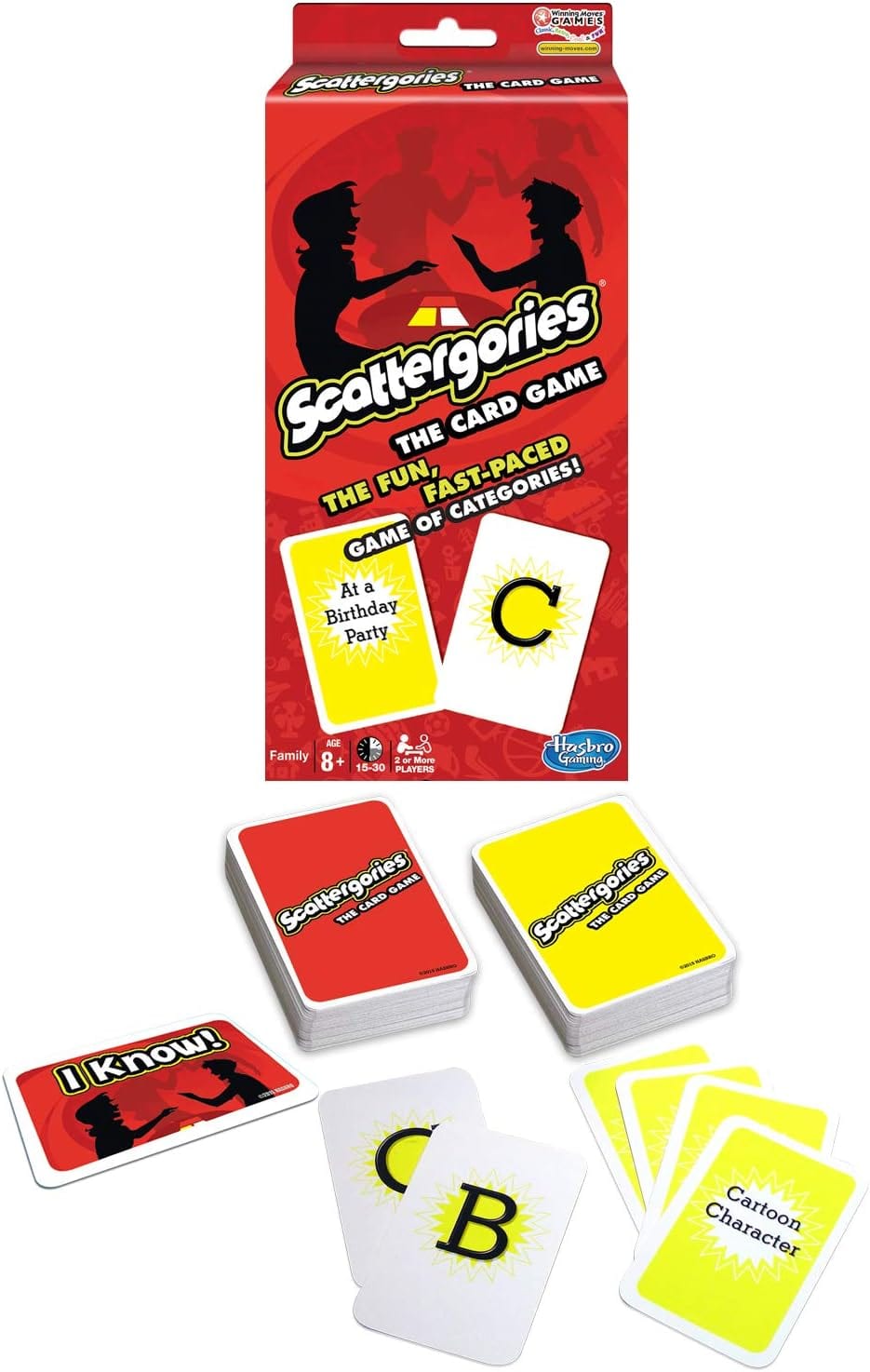 Scattergories Multiplayer Fun Card Game - Creative & Challenging Party Game