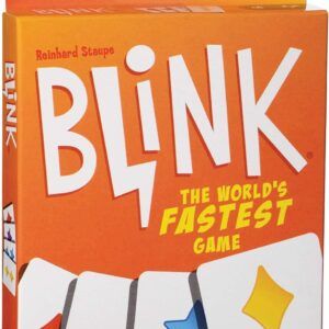 BLINK Family Card Game, Travel-Friendly, with 60 Cards and Instructions,Great Gift for 7 Year Olds and Up