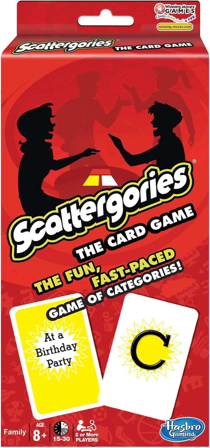 Scattergories Multiplayer Fun Card Game - Creative & Challenging Party Game