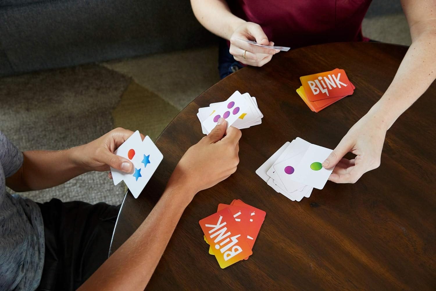 BLINK Family Card Game, Travel-Friendly, with 60 Cards and Instructions,Great Gift for 7 Year Olds and Up