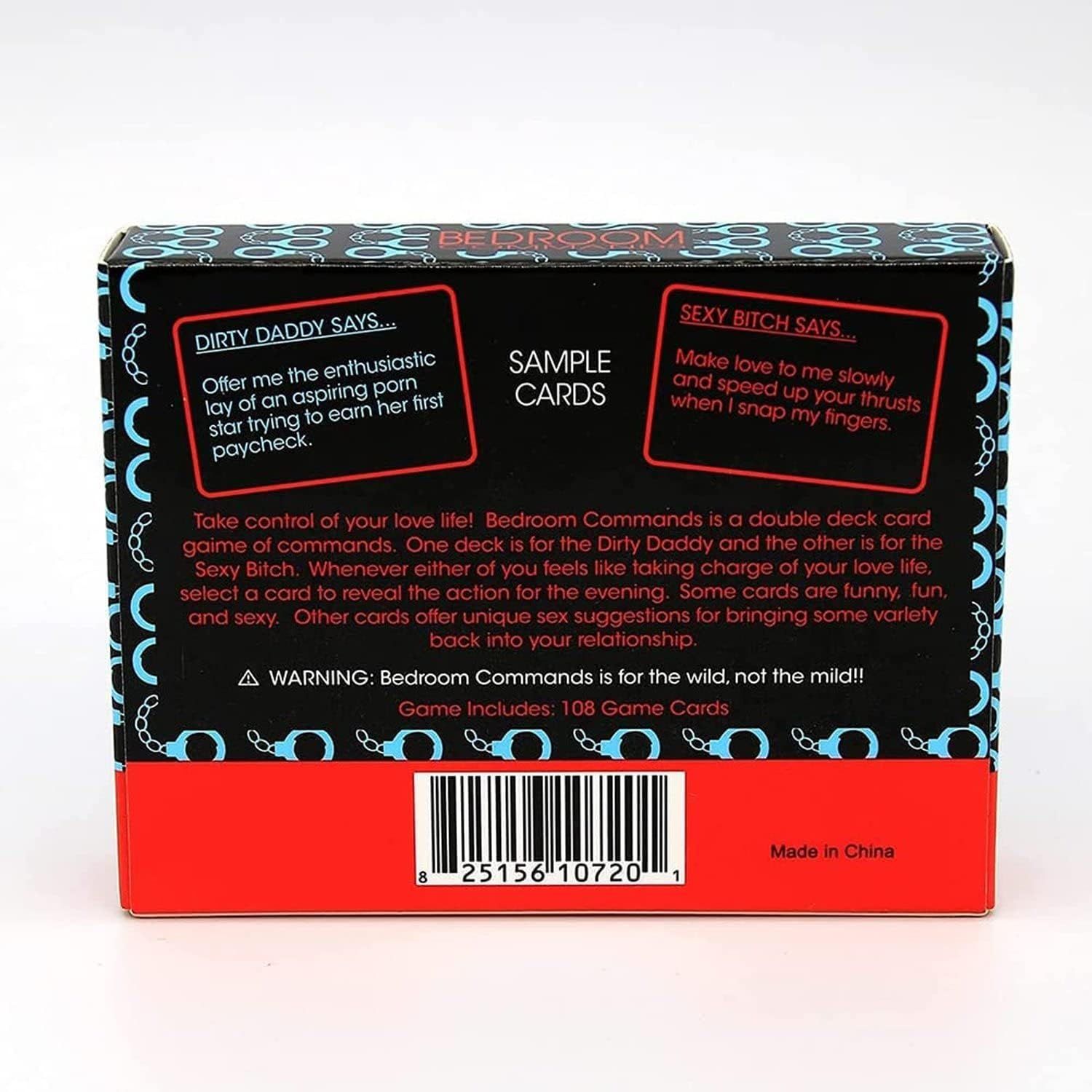 Bedroom Commands - Adult Card Game Risque Fun 108 Cards Hen Party