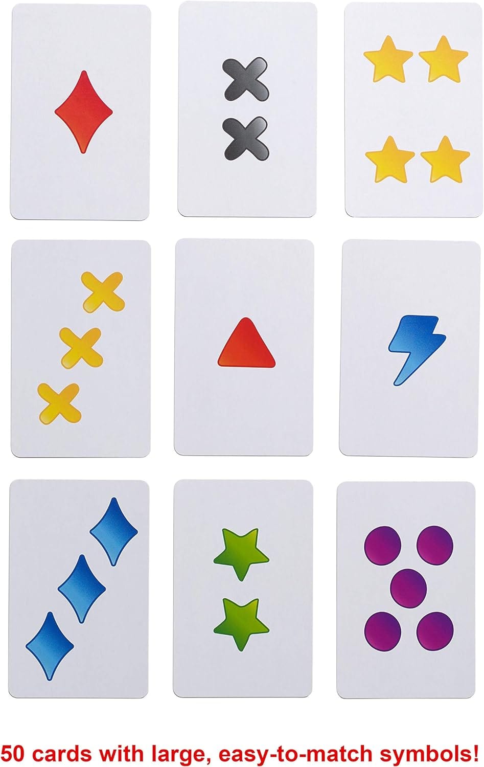 BLINK Family Card Game, Travel-Friendly, with 60 Cards and Instructions,Great Gift for 7 Year Olds and Up