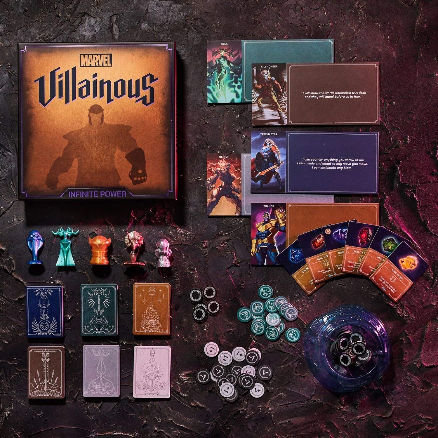 Ravensburger Marvel Villainous: Infinite Power Strategy Board Game-2 players for Ages 12 & Up - The Next Chapter of Villainous