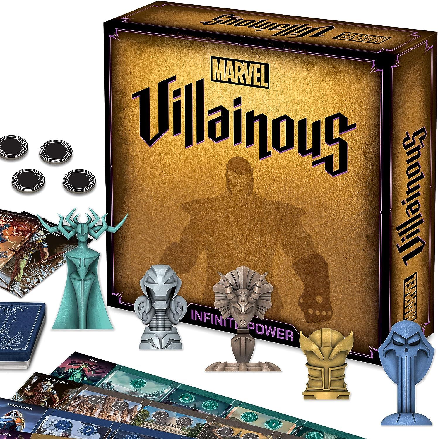 Ravensburger Marvel Villainous: Infinite Power Strategy Board Game-2 players for Ages 12 & Up - The Next Chapter of Villainous