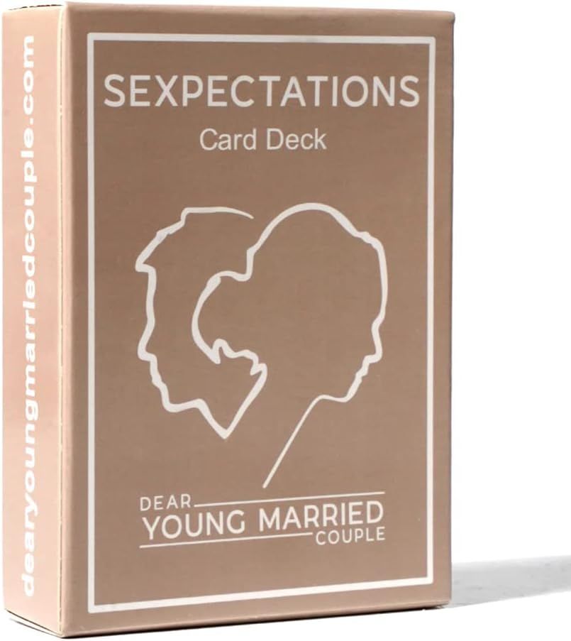 SEXPECTATIONS Card Deck Conversation Starters for Couples 52 Questions on Intimacy Fun Marriage Road Trip Card Game Wedding Gift