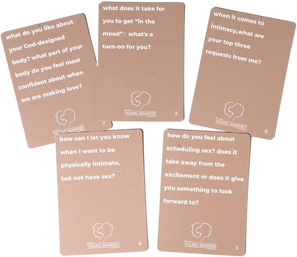 SEXPECTATIONS Card Deck Conversation Starters for Couples 52 Questions on Intimacy Fun Marriage Road Trip Card Game Wedding Gift