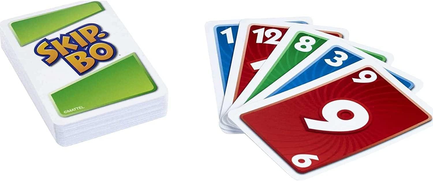 Skip-Bo Card Game - Fun and Challenging Sequencing Game for Children and Adults