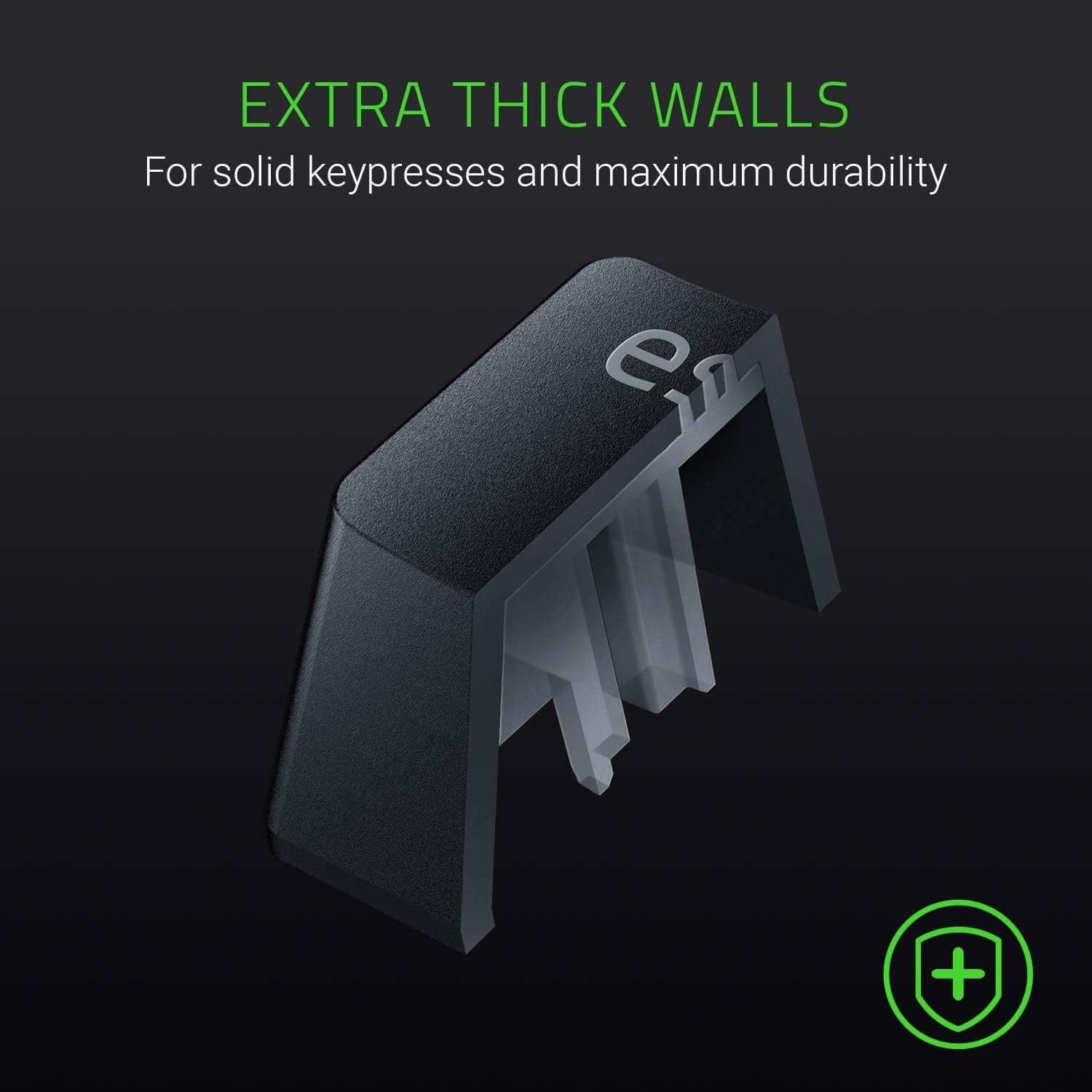 Razer Doubleshot PBT Keycap Upgrade Set for Mechanical & Optical Keyboards: Compatible with Standard 104/105 US and UK layouts