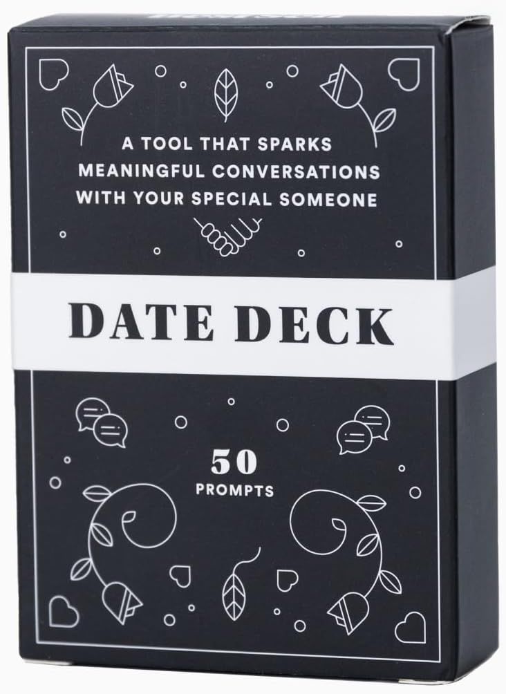Date Deck — Exciting, Engaging, and Though-Provoking Conversation Prompts Perfect for Unlocking Connection, Companionship and Meaningful Discussion