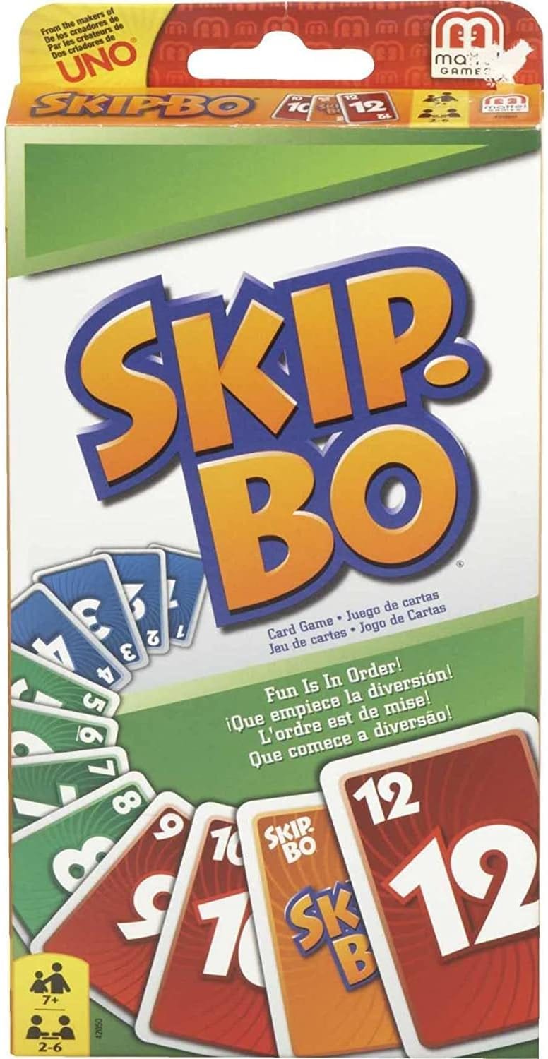 Skip-Bo Card Game - Fun and Challenging Sequencing Game for Children and Adults
