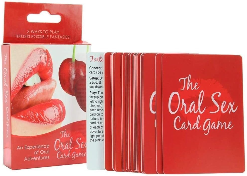 The Oral Sex Game - Adult 18+ - Couples Fun Love Card Game to spice up the bedroom