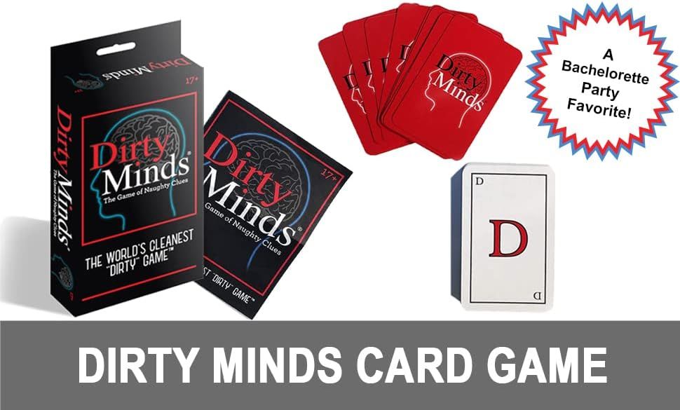 Dirty Minds Card Game - World's cleanest Adult Game - Fun Couple or Multiplayer