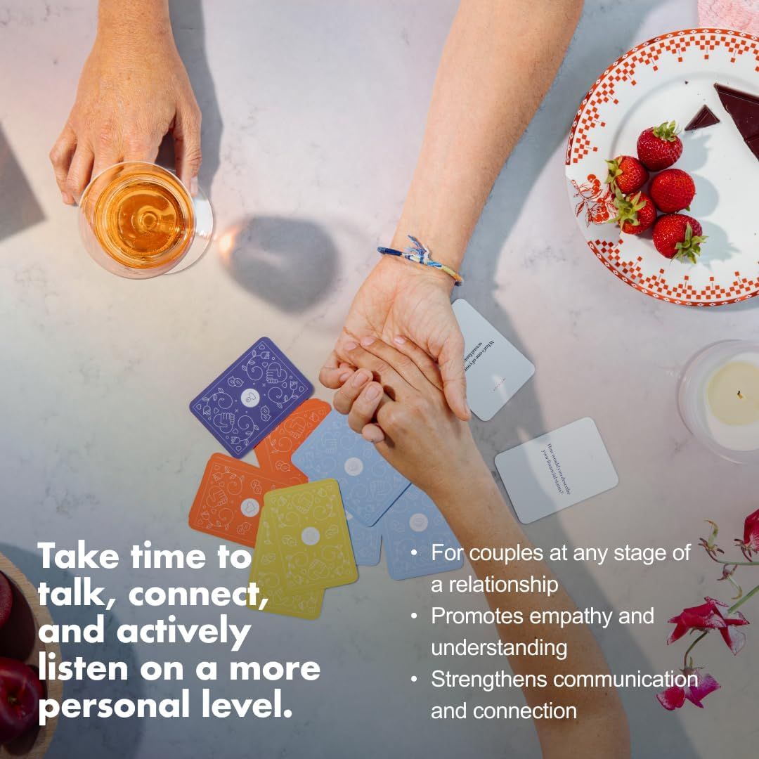 Intimacy Deck: 150 Relationship Building Conversation Starters, Meaningful Couples Game. Perfect for Card Games for Couples, Couples Card Games, and Questions for Couples.