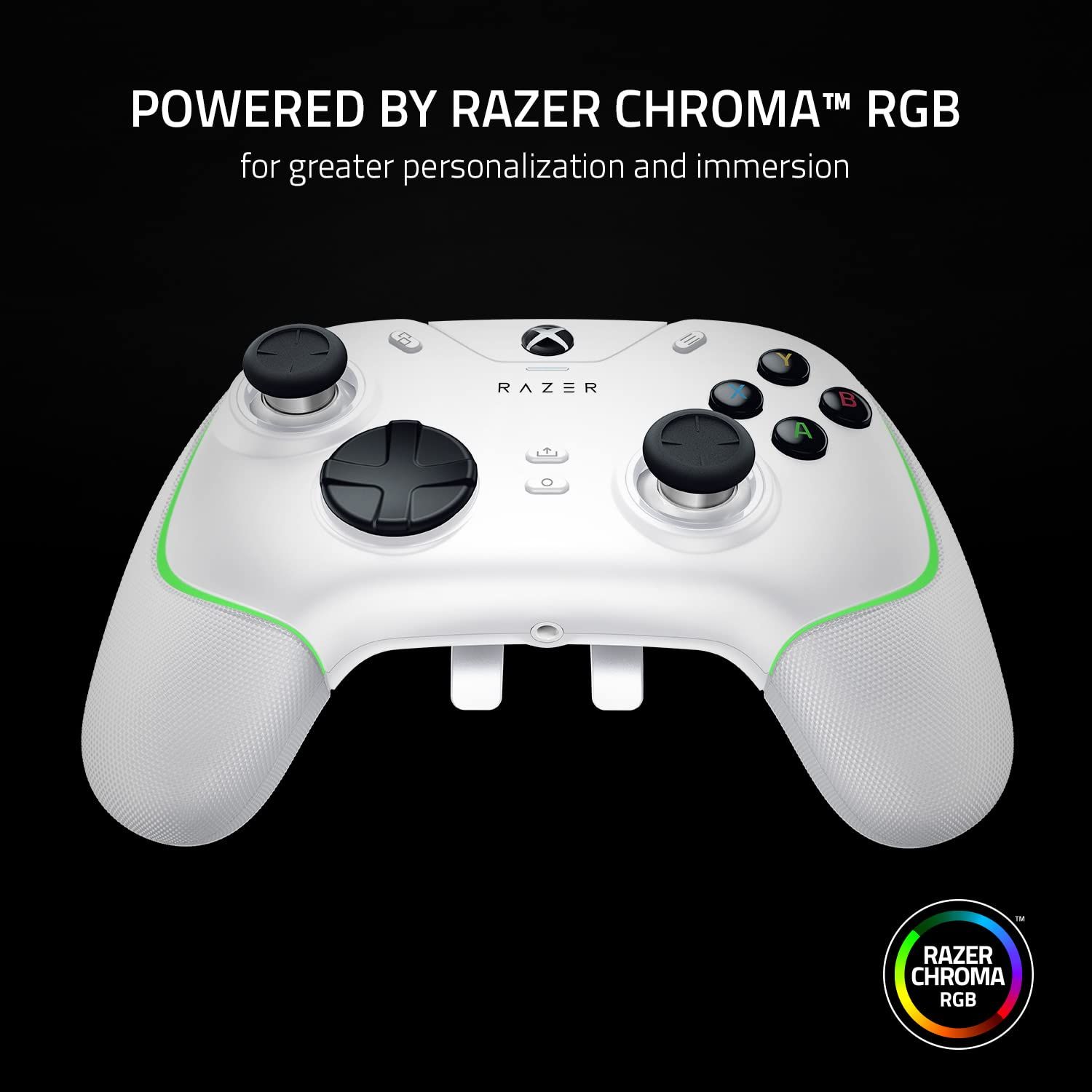 Razer Wolverine V2 Chroma Wired Gaming Pro Controller for Xbox Series X|S, Xbox One, PC: RGB Lighting - Remappable Buttons & Triggers - Mecha-Tactile Buttons & D-Pad - Trigger Stop-Switches
