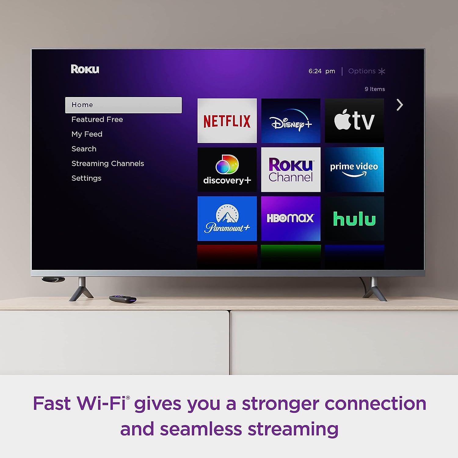 Roku Express 4K | Streaming Media Player HD/4K/HDR with Smooth Wireless Streaming and Roku Voice Remote with TV Controls, Includes HDMI Cable