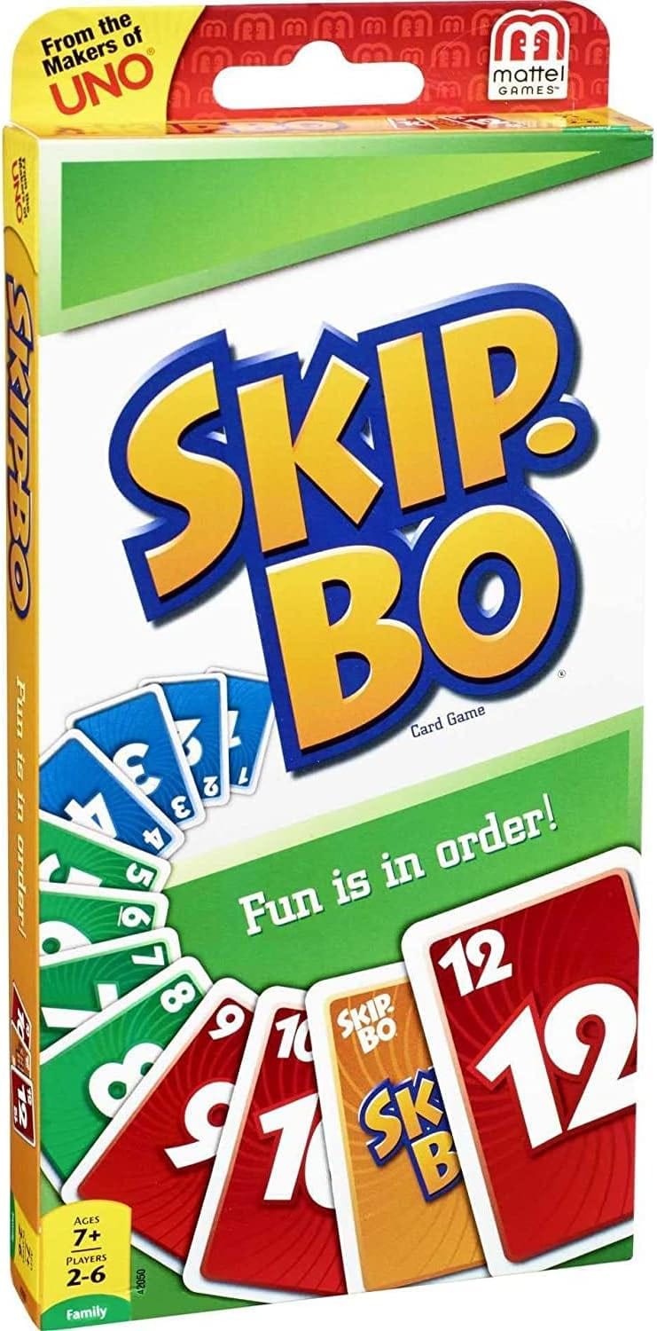 Skip-Bo Card Game - Fun and Challenging Sequencing Game for Children and Adults